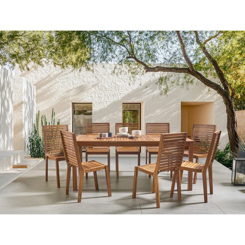Havebordssæt med 8 siddepladser Ombriano - Havemøbler - Udendørsgruppe - Havesæt