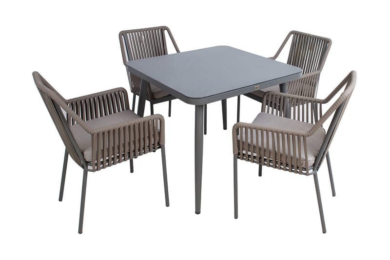 Andros Spisebordssæt med 4 stole, undefined