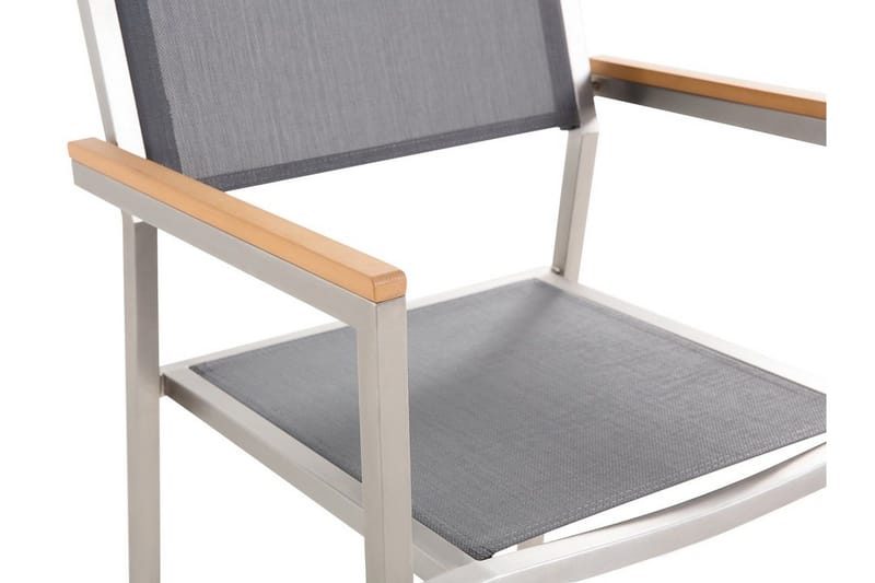 Bacoli Spisebordssæt 180 cm + 6 Stole - Sort - Havemøbler - Udendørsgruppe - Havesæt