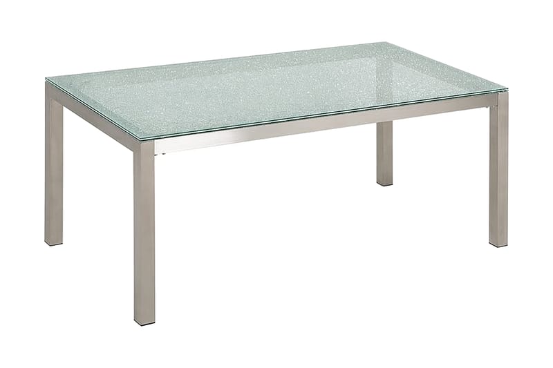 Bacoli Spisebordssæt 180 cm + 6 Stole - Transparent - Havesæt
