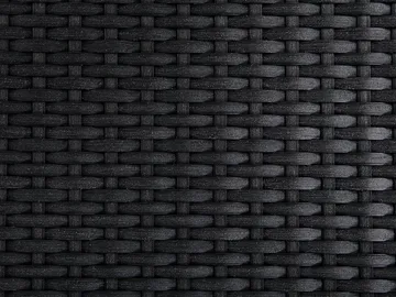 Bacoli Spisebordssæt 180 cm + 6 Stole - Sort - Havemøbler - Udendørsgruppe - Havesæt