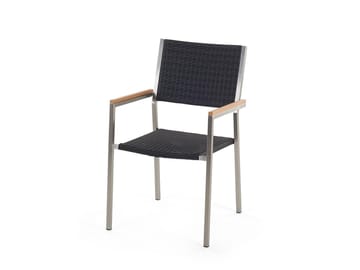 Bacoli Spisebordssæt 180 cm + 6 Stole - Sort - Havemøbler - Udendørsgruppe - Havesæt