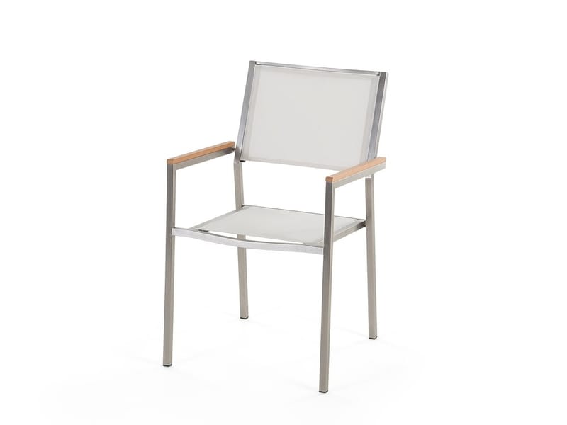 Bacoli Spisebordssæt 220 cm + 8 Stole - Hvid - Havemøbler - Udendørsgruppe - Havesæt