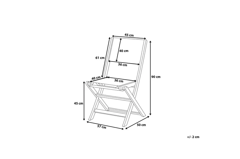 Cesana havemøbler med bord + 8 stole + chaiselong 2 stk - Træ / natur - Havemøbler - Udendørsgruppe - Havesæt