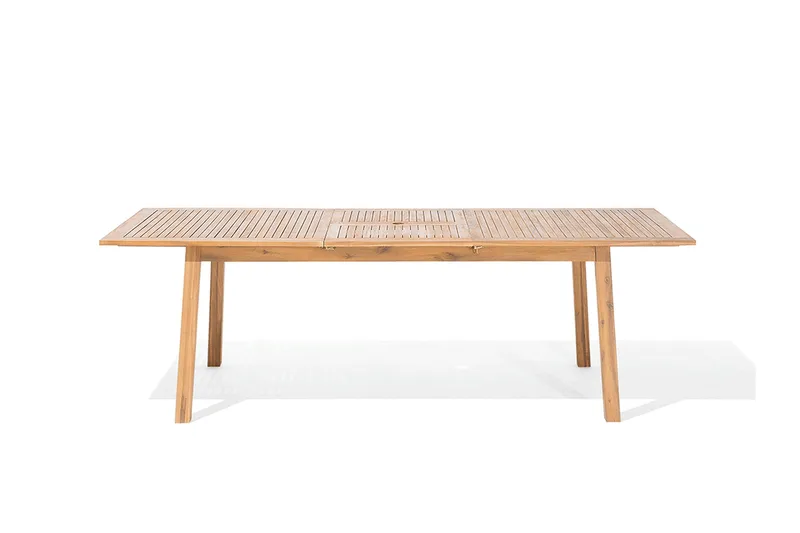 Cesana havemøbler med bord + 8 stole + chaiselong 2 stk - Træ / natur - Havemøbler - Udendørsgruppe - Havesæt