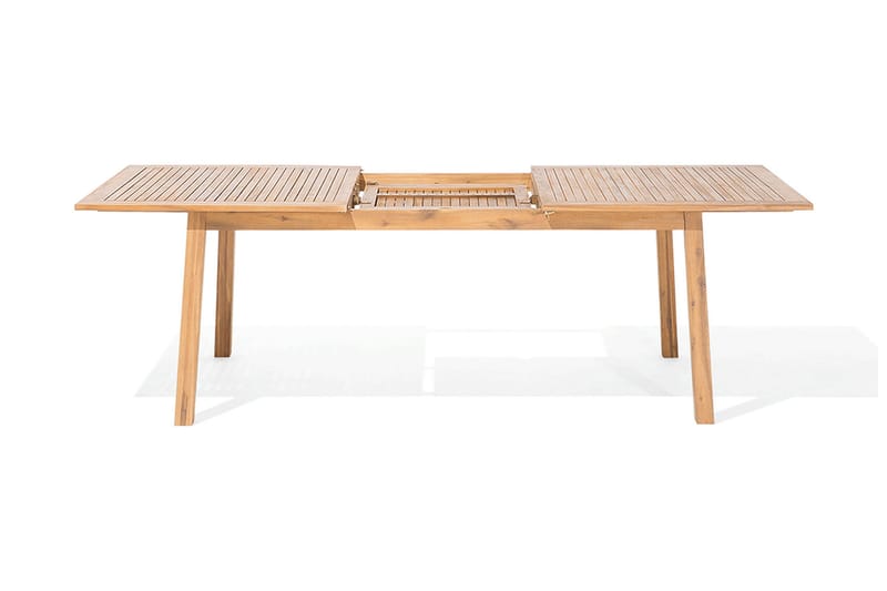 Cesana havemøbler med bord + 8 stole - Træ / natur - Havemøbler - Udendørsgruppe - Havesæt