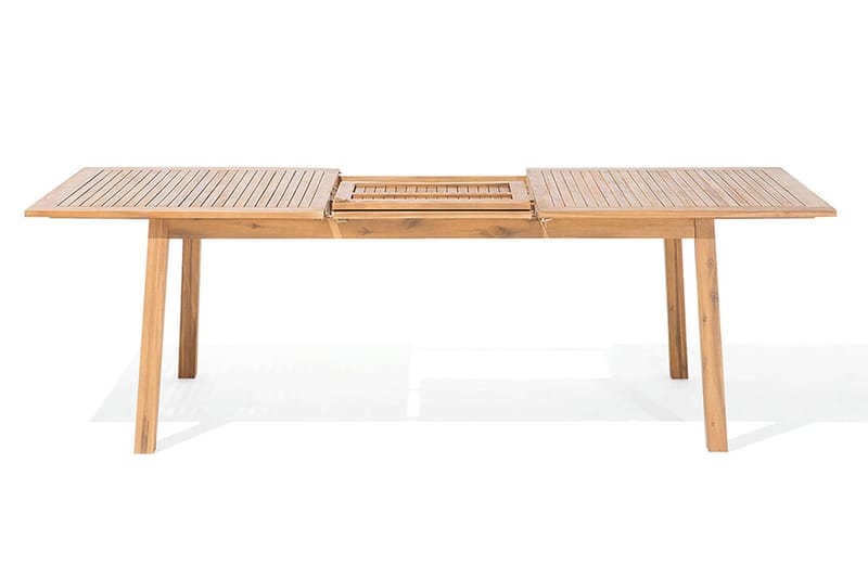 Cesana havemøbler med bord + 8 stole - Træ / natur - Havemøbler - Udendørsgruppe - Havesæt