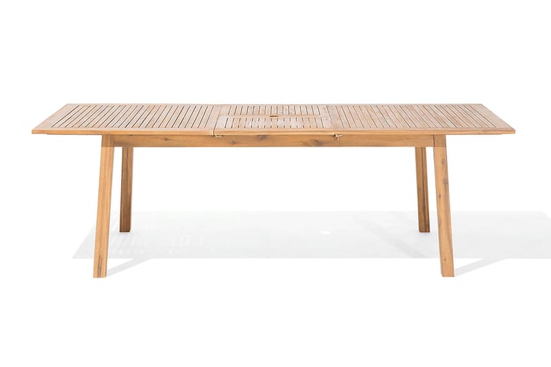 Cesana havemøbler med bord + 8 stole - Træ / natur - Havemøbler - Udendørsgruppe - Havesæt