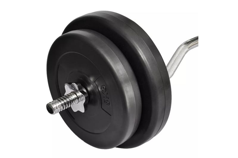 Curlstang Med Vægte 30 Kg - Sort - Havemøbler - Udendørsgruppe - Havesæt