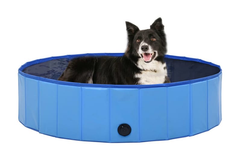 Foldbart Hundebassin 120 X 30 Cm Pvc Blå - Blå - Havemøbler - Udendørsgruppe - Havesæt