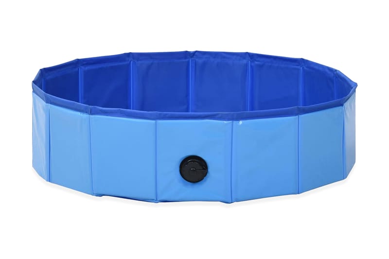 Foldbart Hundebassin 80 X 20 Cm Pvc Blå - Blå - Havemøbler - Udendørsgruppe - Havesæt