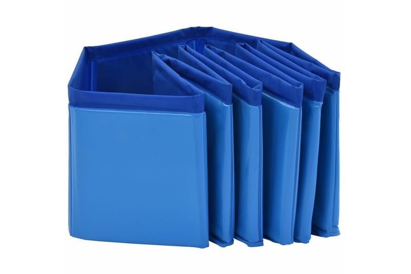 Foldbart Hundebassin 80 X 20 Cm Pvc Blå - Blå - Havemøbler - Udendørsgruppe - Havesæt