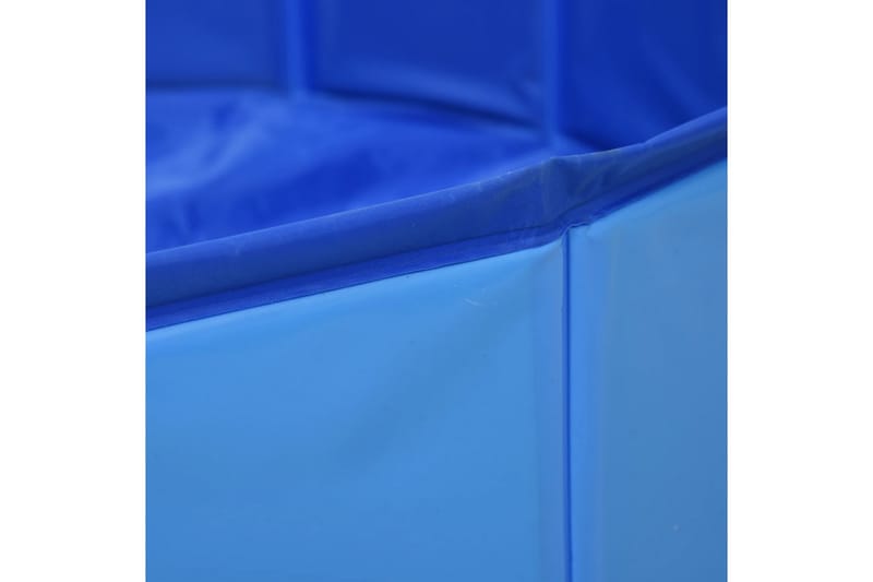 Foldbart Hundebassin 80 X 20 Cm Pvc Blå - Blå - Havemøbler - Udendørsgruppe - Havesæt
