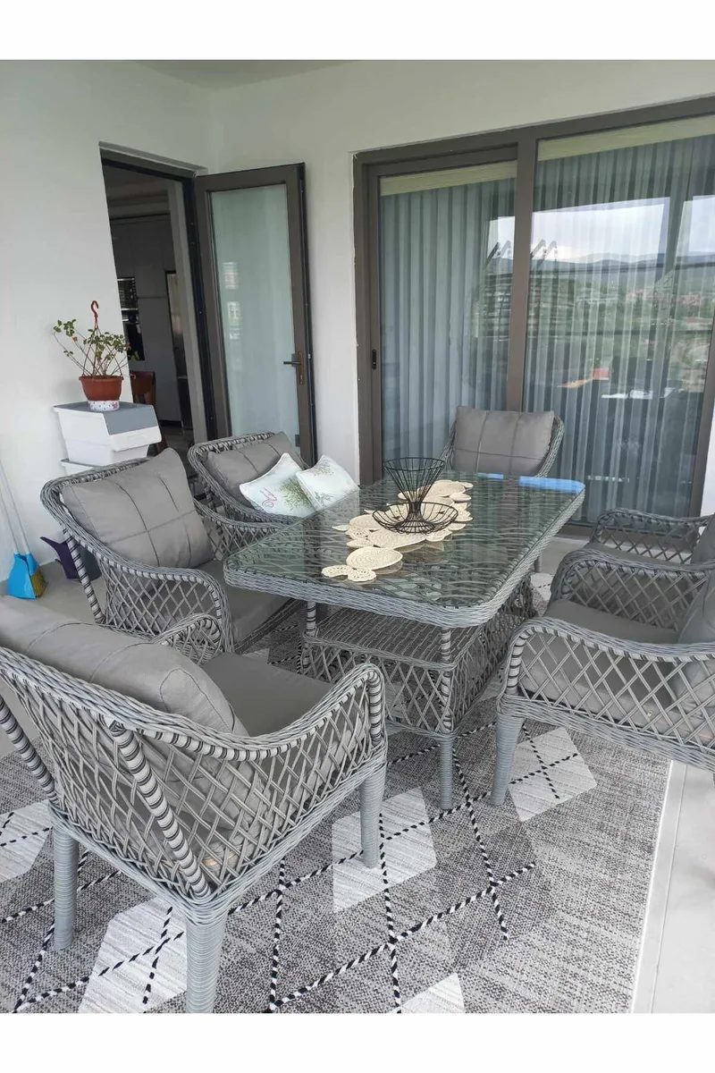 Garden Table & Chairs Set Atelier Del Sofa - Havemøbler - Udendørsgruppe - Havesæt