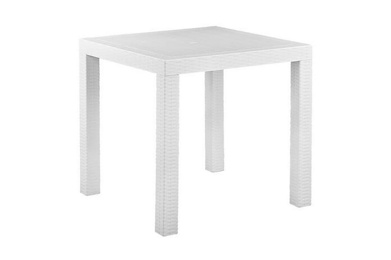 Havesæt med bord og 4 stole FOSSANO - Hvid - Havemøbler - Udendørsgruppe - Havesæt