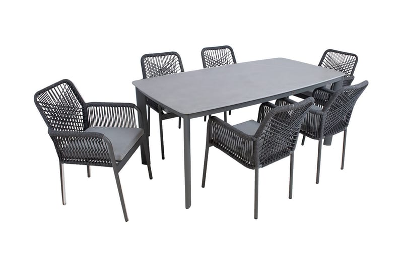 Hela Spisebordssæt med 6 stole, undefined