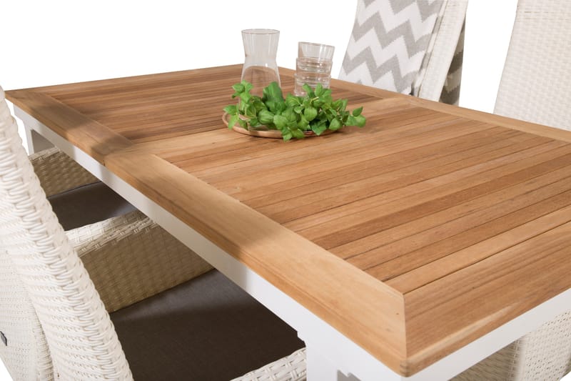 Katima Spisebordssæt 160 cm med 4 st Kasika Stole - Venture Home - Havesæt
