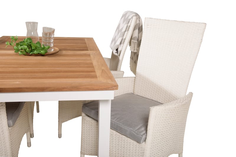 Katima Spisebordssæt 160 cm med 4 st Kasika Stole - Venture Home - Havesæt