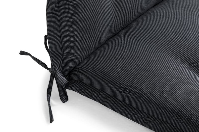 Las Vegas Havesæt 220-280 + 8 Positionsstole Lyx m Hynde - Sort/Teak/Grå - Havemøbler - Udendørsgruppe - Havesæt