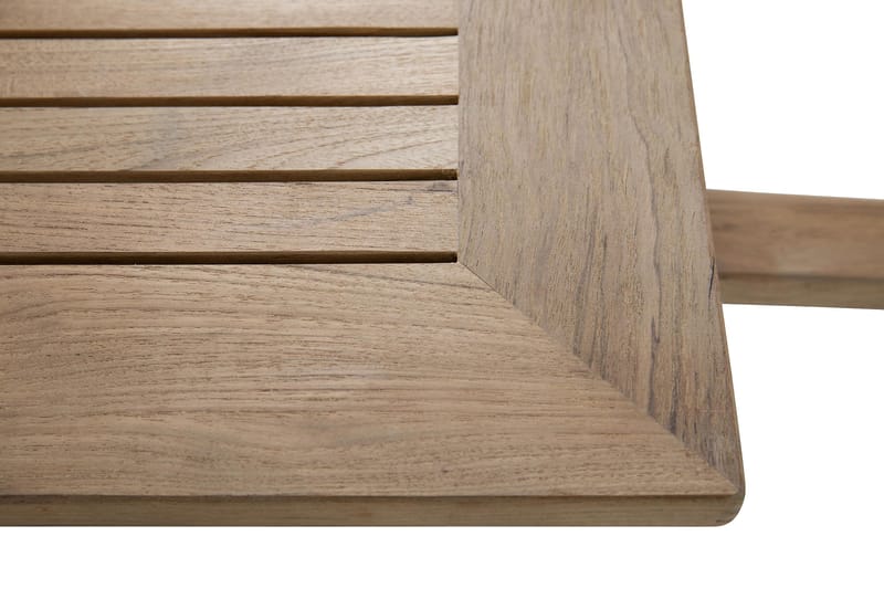 Las Vegas Havesæt 220-280 + 8 Positionsstole Lyx - Hvid/Teak/Hvid/Teak - Havemøbler - Udendørsgruppe - Havesæt