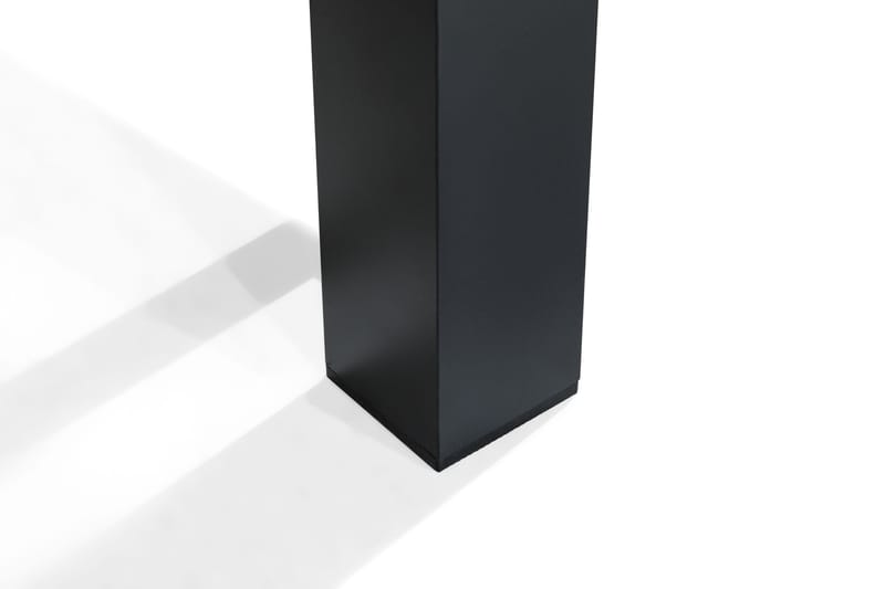 Las Vegas Spisebordsæt 152-210 + 4 Positionsstol Lyx - Sort/Teak - Havemøbler - Udendørsgruppe - Havesæt