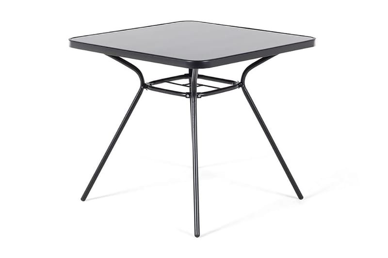 Livo havemøbler med bord + 4 stole - Sort - Havemøbler - Udendørsgruppe - Havesæt