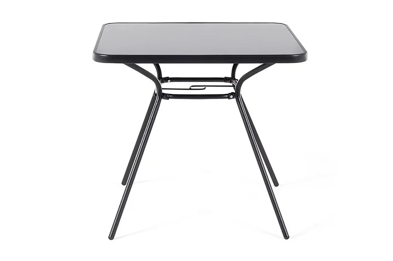 Livo havemøbler med bord + 4 stole - Sort - Havemøbler - Udendørsgruppe - Havesæt