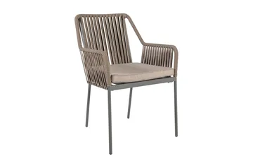 Møbelsæt ANDROS bord og 6 stole 180x90xH75cm - Havemøbler - Udendørsgruppe - Havesæt