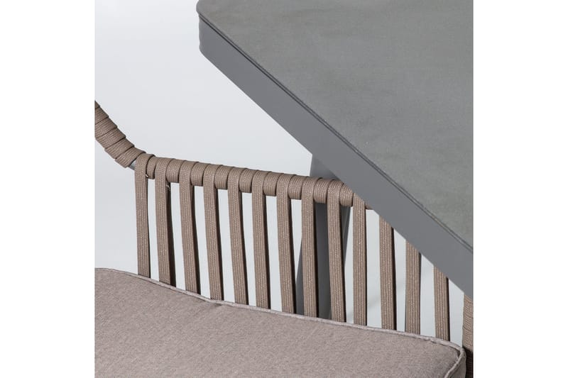 Møbelsæt ANDROS bord og 6 stole 180x90xH75cm - Havemøbler - Udendørsgruppe - Havesæt