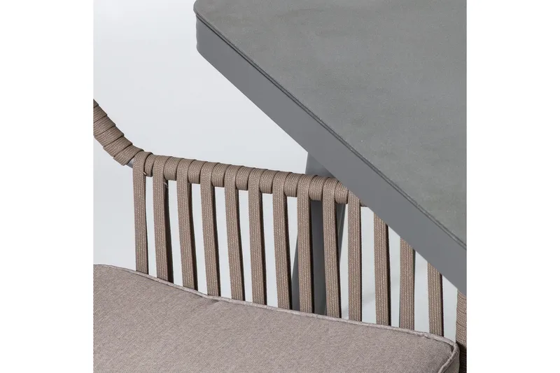 Møbelsæt ANDROS bord og 6 stole 180x90xH75cm - Havemøbler - Udendørsgruppe - Havesæt