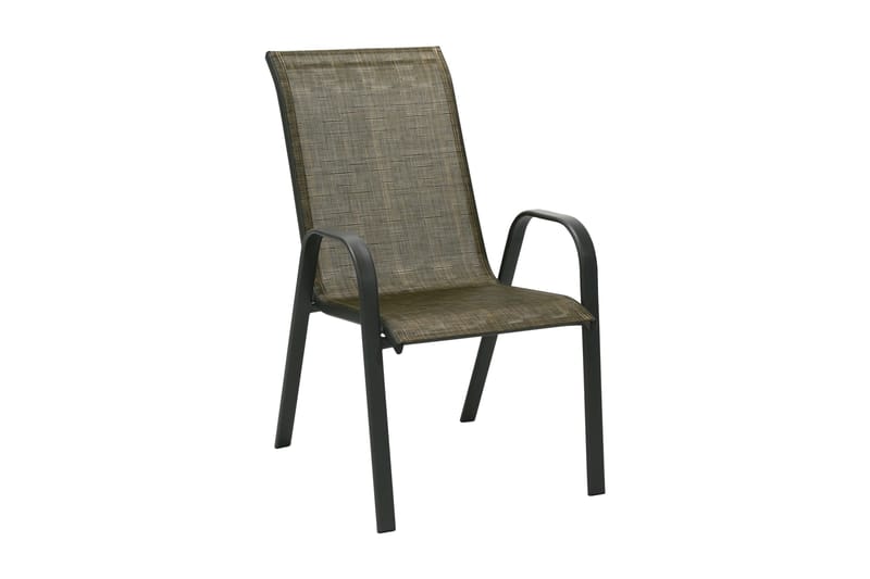 Møbelsæt DUBLIN bord og 6 stole farve: mørkebrun - Havesæt