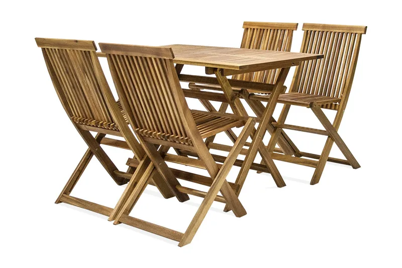Møblerne FINLAY bord og 4 stole 110x75xH72cm, undefined
