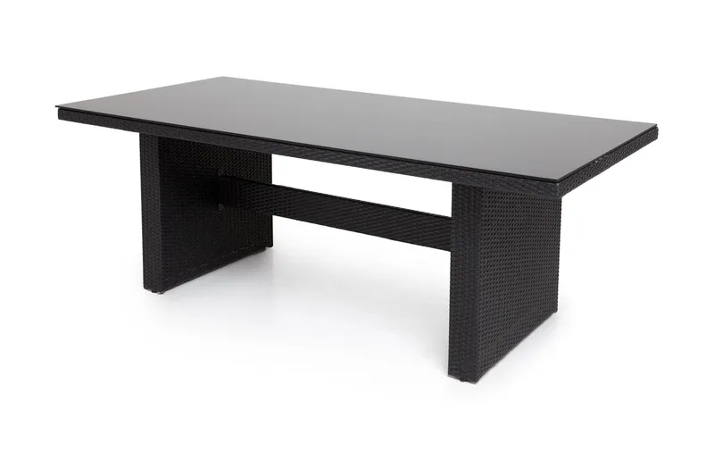 Majestic Havesæt 210 + 6 Thor Lyx Lænestole - Sort/Sort - Havemøbler - Udendørsgruppe - Havesæt