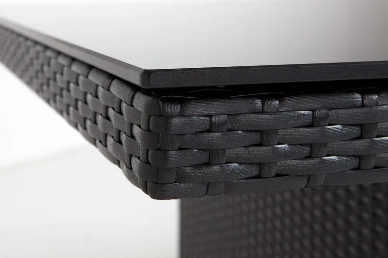 Majestic Havesæt 210 + 6 Thor Lyx Lænestole - Sort/Sort - Havemøbler - Udendørsgruppe - Havesæt