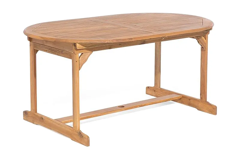 Maui havemøbler med bord + 8 stole - Træ / natur - Havemøbler - Udendørsgruppe - Havesæt