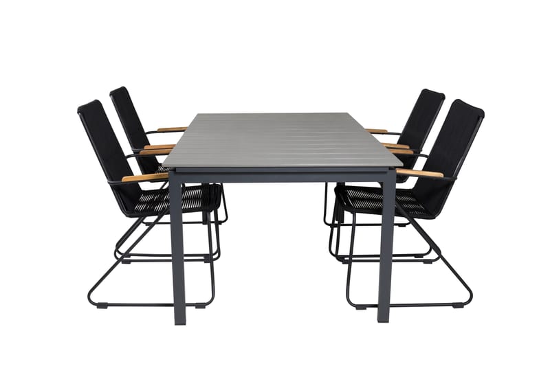 Mesa Spisebordssæt + 4 Bounce Spisebordsstole - Venture Home - Havesæt