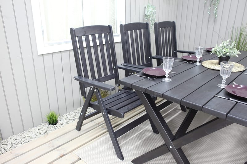 Oliver Spisebordssæt - Mocca - Havemøbler - Udendørsgruppe - Havesæt