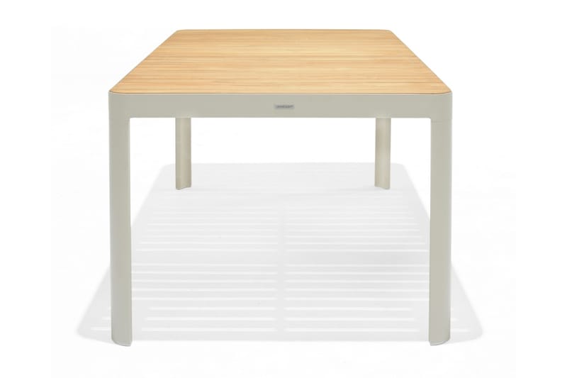 Portals Spisebordssæt 209 cm + 6 Armstole - Hvid/Træ - Havemøbler - Udendørsgruppe - Havesæt
