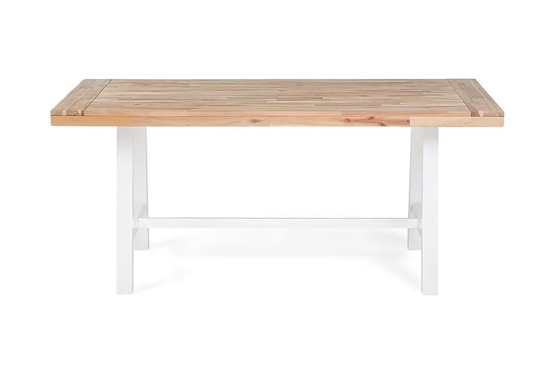 Scania Havemøbler Bord + 2 bænke 80 cm - Hvid - Havemøbler - Udendørsgruppe - Havesæt