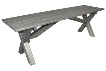 Scottsdale Spisebordssæt 150 cm + 2 Solanum stole - Grå - Havemøbler - Udendørsgruppe - Havesæt