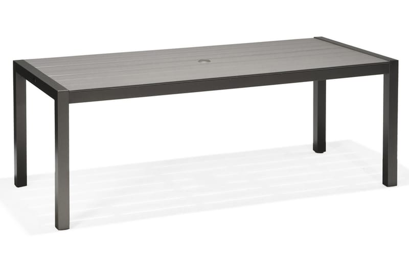 Solana Spisebordssæt 201 cm + 6 stole - Grå - Havemøbler - Udendørsgruppe - Havesæt