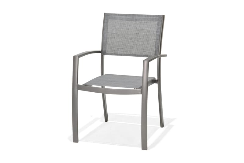 Solana Spisebordssæt 201 cm + 8 stole - Grå - Havemøbler - Udendørsgruppe - Havesæt
