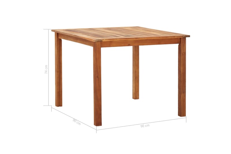 Spisebordssæt 5 Dele Polyrattan Og Massivt Akacietræ Grå - Grå - Havesæt