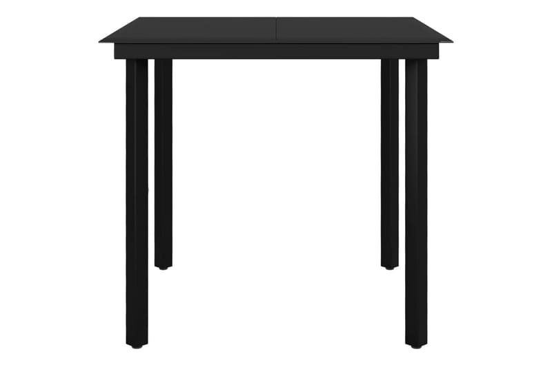 spisebordssæt til haven 3 dele med hynder polyrattan og glas - Beige - Havemøbler - Udendørsgruppe - Havesæt