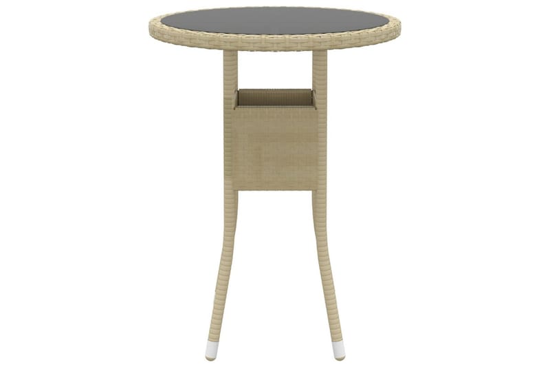 spisebordssæt til haven 3 dele polyrattan beige - Beige - Havemøbler - Udendørsgruppe - Havesæt