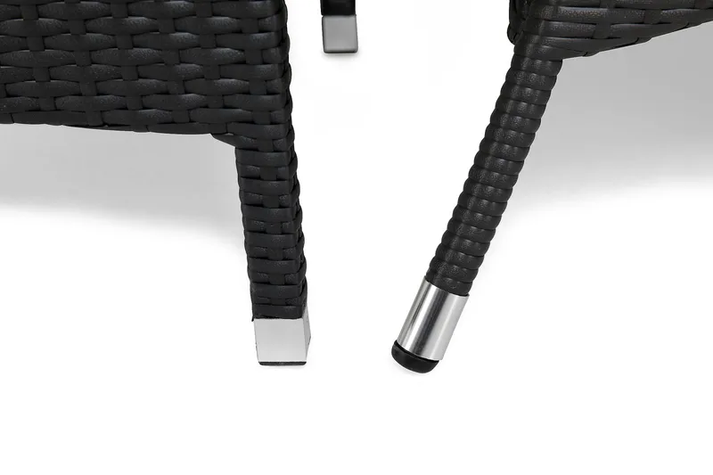 Thor Havesæt 140 + 6 Thor Lyx Lænestole - Sort - Havemøbler - Udendørsgruppe - Havesæt