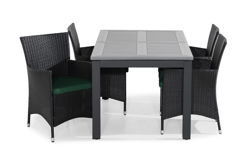 Thor lænestol Monaco Udvideligt spisebord 152x90 cm - Havemøbler - Udendørsgruppe - Havesæt