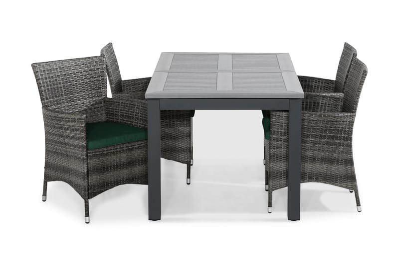 Thor lænestol Monaco Udvideligt spisebord 152x90 cm - Havemøbler - Udendørsgruppe - Havesæt