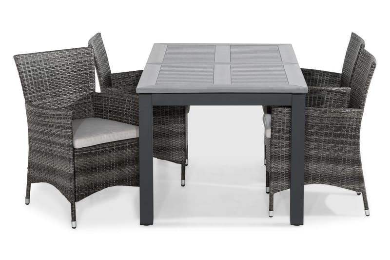 Thor lænestol Monaco Udvideligt spisebord 152x90 cm - Havemøbler - Udendørsgruppe - Havesæt
