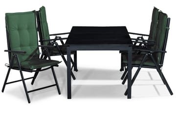 Tunis Spisebordssæt 152-210x90 + 4 Maggie Positionsstol m. H